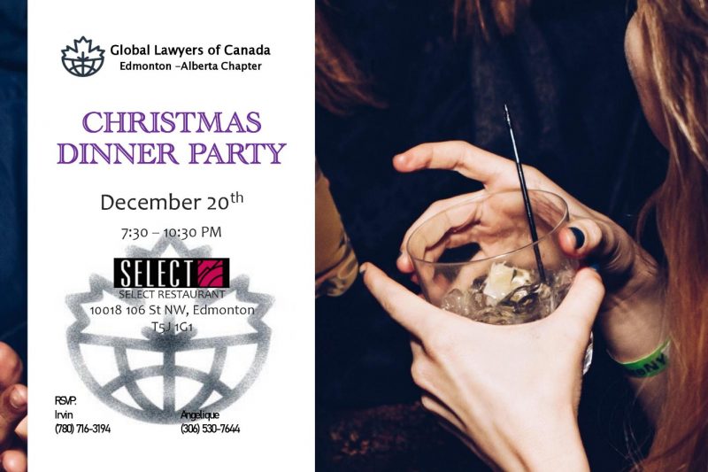 Christmas dinner party in Edmonton, join us!